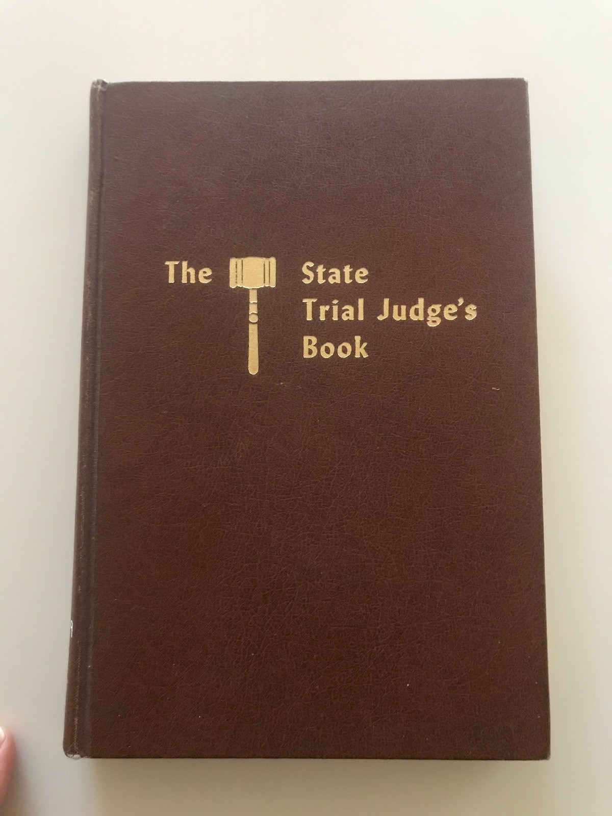 1st ed-Signed-The State Trial Judge’s Book-1965-HC-VG-legal judicial guide-ABA