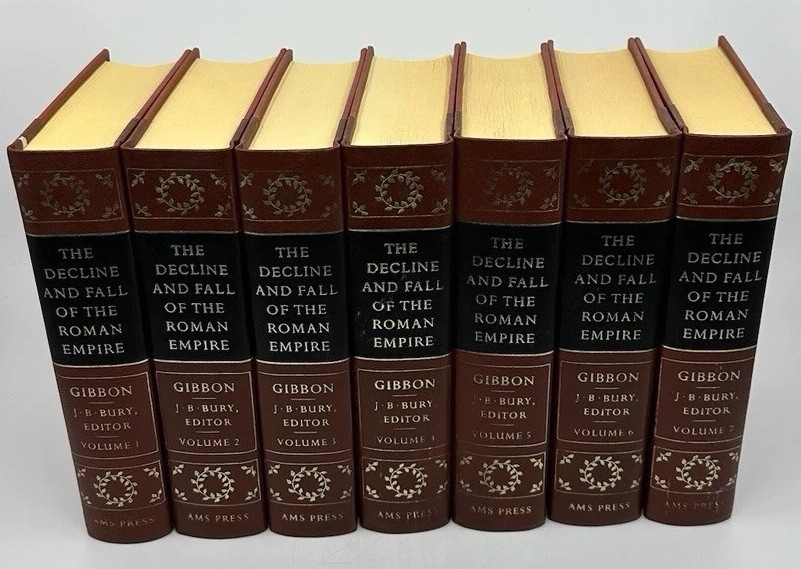 The Decline and Fall of the Roman Empire By Edward Gibbon – Complete 7 Vol. Set