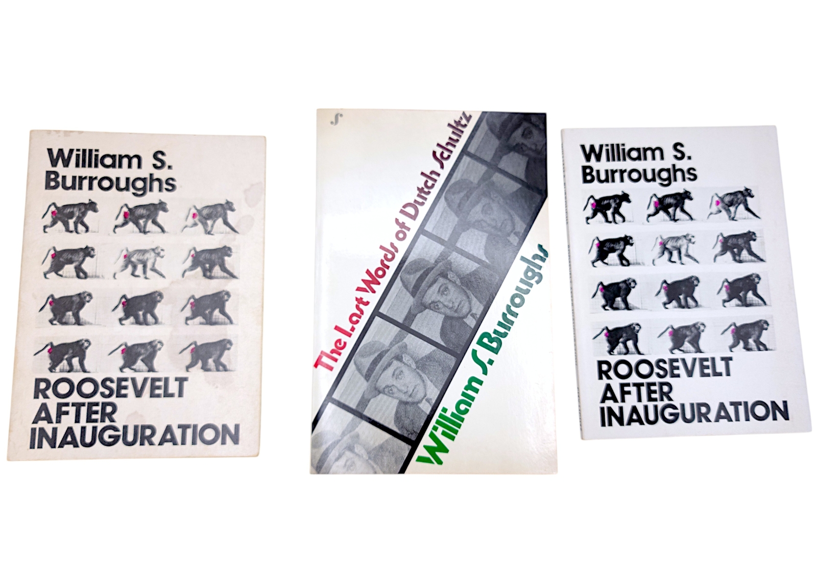 3 Books William S Burroughs | Roosevelt After Inaug | Last Words Dutch Schultz