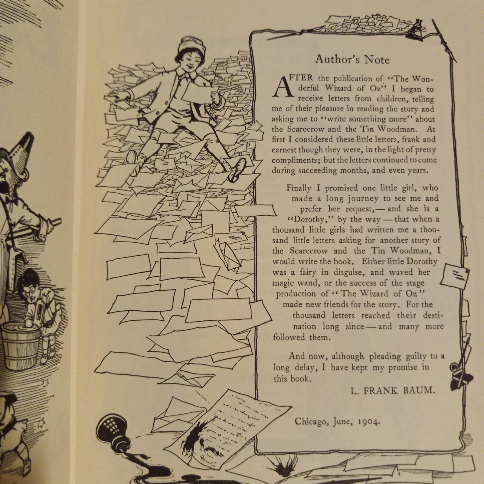The Wonderful Wizard & Marvelous Land of Oz L Frank Baum 1966 Book Box Set *MINT