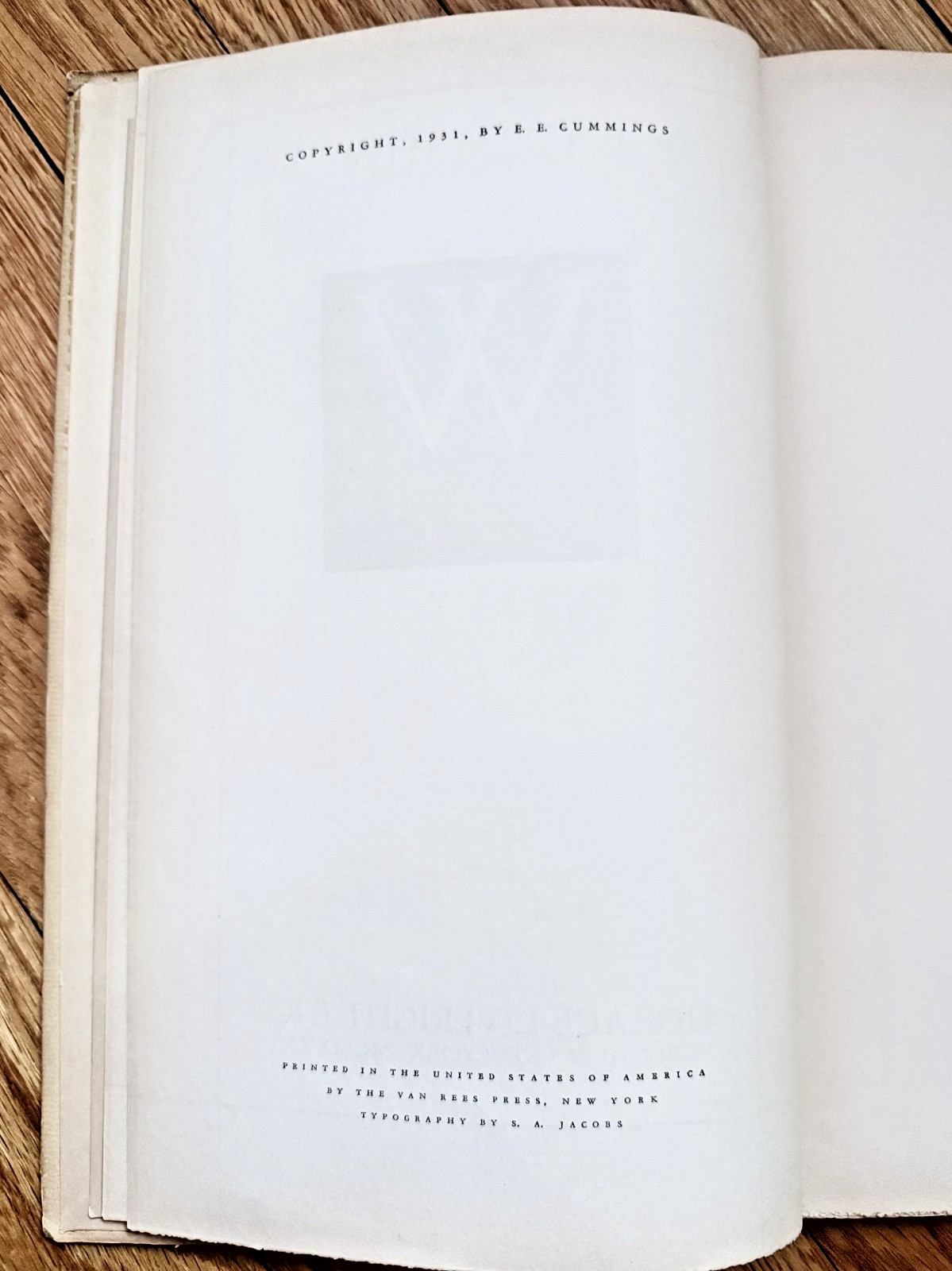 E.E. Cummiongs Viva First Edition 1931 Limited Issue Rare Poetry Book