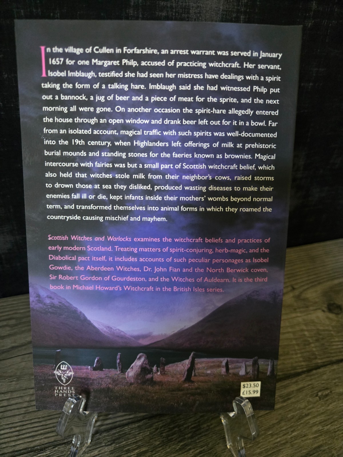 Scottish Witches and Warlocks Michael Howard Three Hands Press 2013