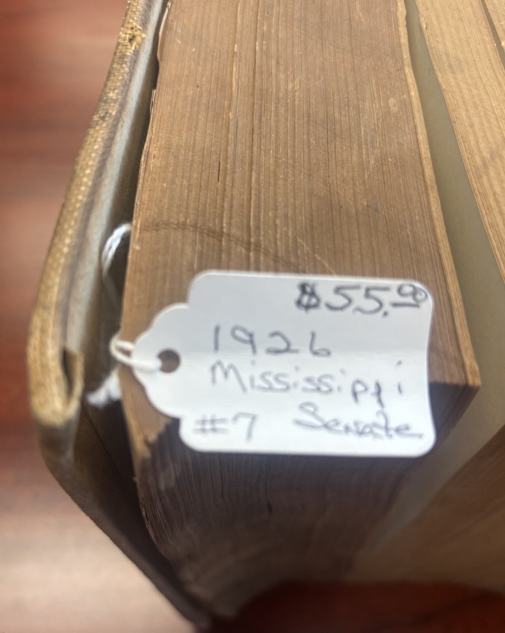 Mississippi Senate Journal 1926 Original Cloth Bound Hardcover, English