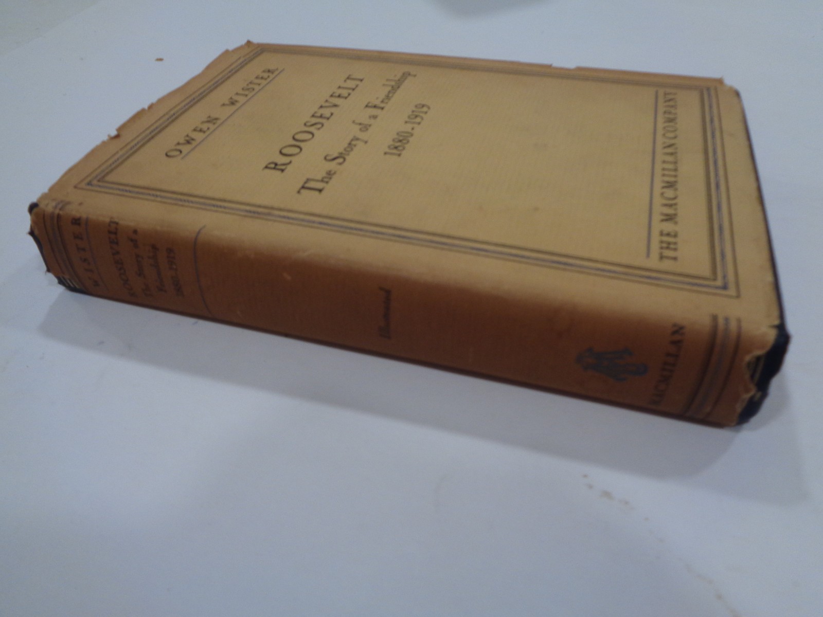Roosevelt: The Story of a Friendship 1880-1919 by Owen Wister 1st Edition HBDJ