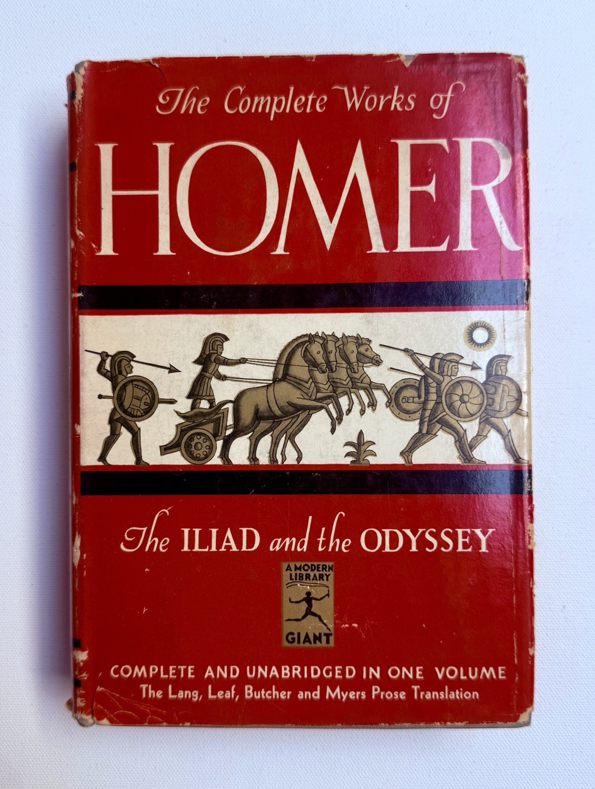 THE COMPLETE WORKS OF HOMER THE ILIAD ODYSSEY Modern Library Giant #G19 HC 1950