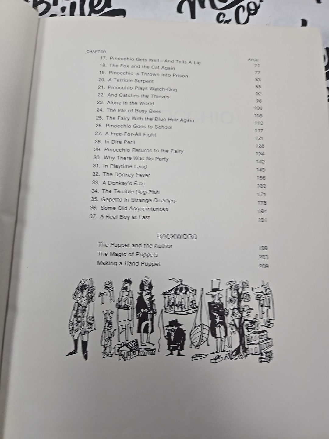 Vtg Pinocchio by Carlo Collodi 1968 Educator Classic Library-Staff Illustrated