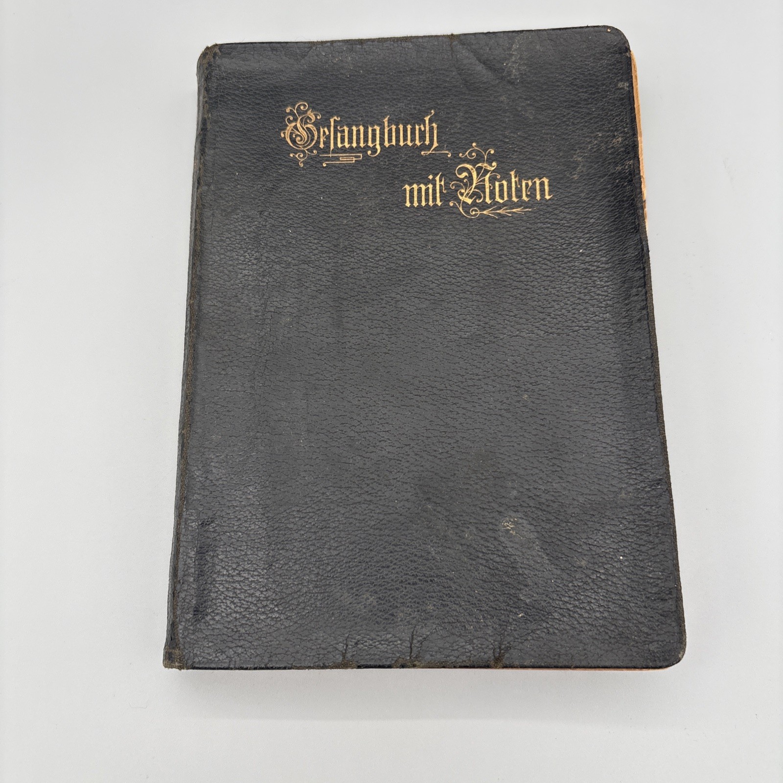 ANTIQUE GERMAN HYMNAL BOOK 1894 Black cover Religious Vintage RARE