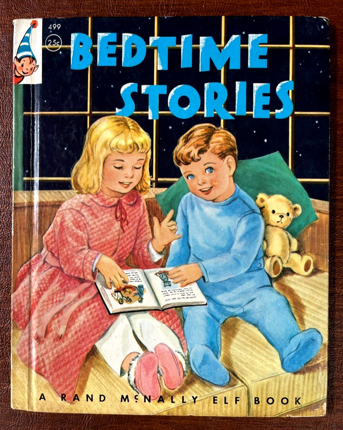 BEDTIME STORIES ~ vintage 1st ed. Rand McNally Elf Book ~ 32 pages, Mabel Watts