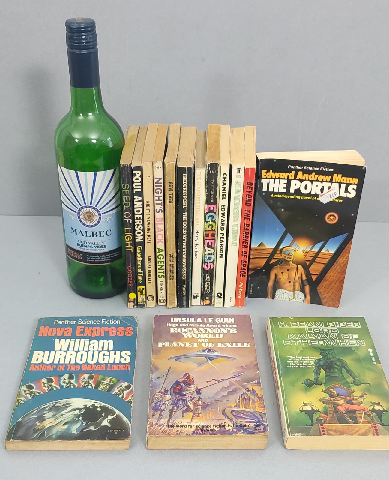 Lot of 15 paperback Sci Fi Horror classics Ursula Le Guin William Burroughs