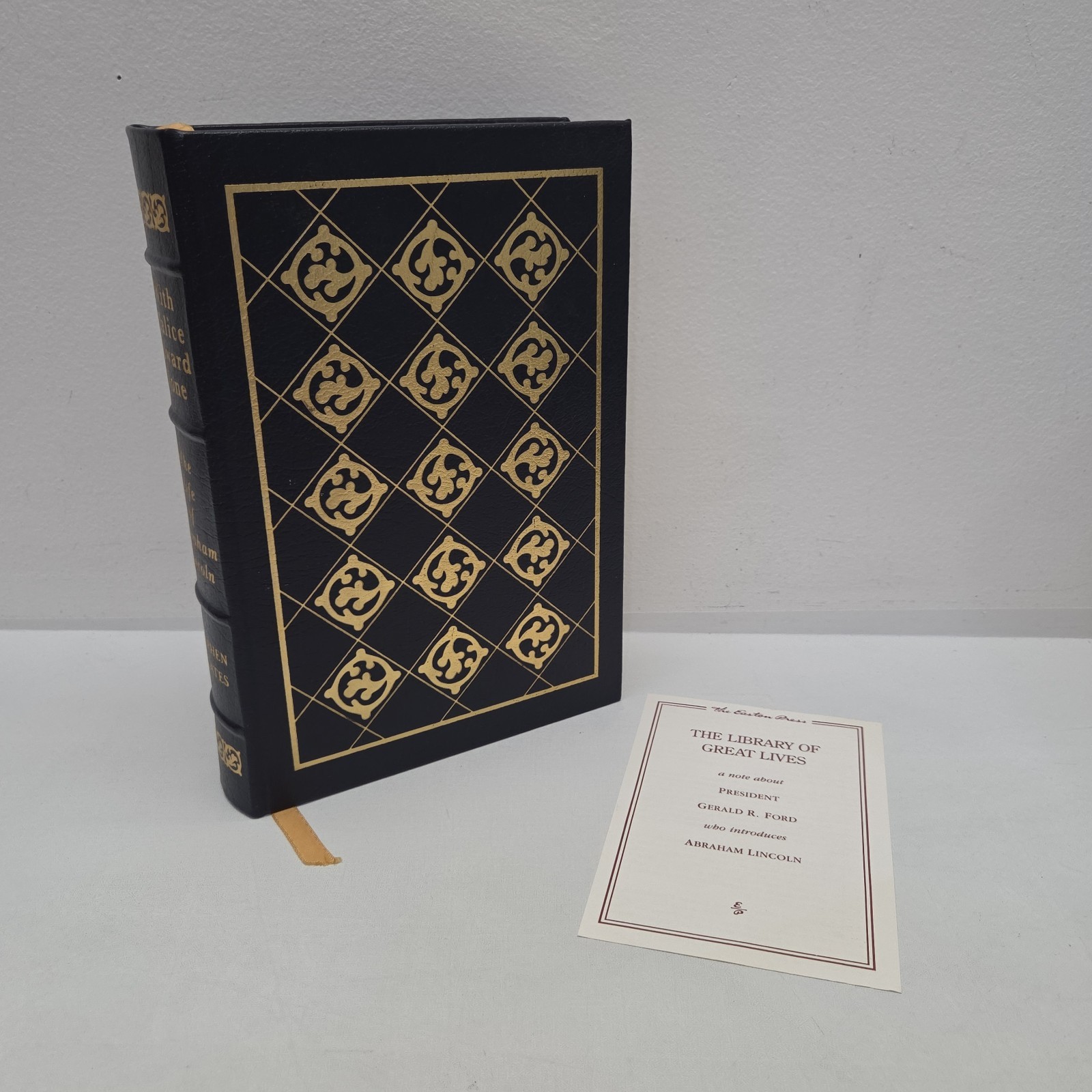 With Malice Toward None The Life Of Abraham Lincoln Easton Press Leatherbound