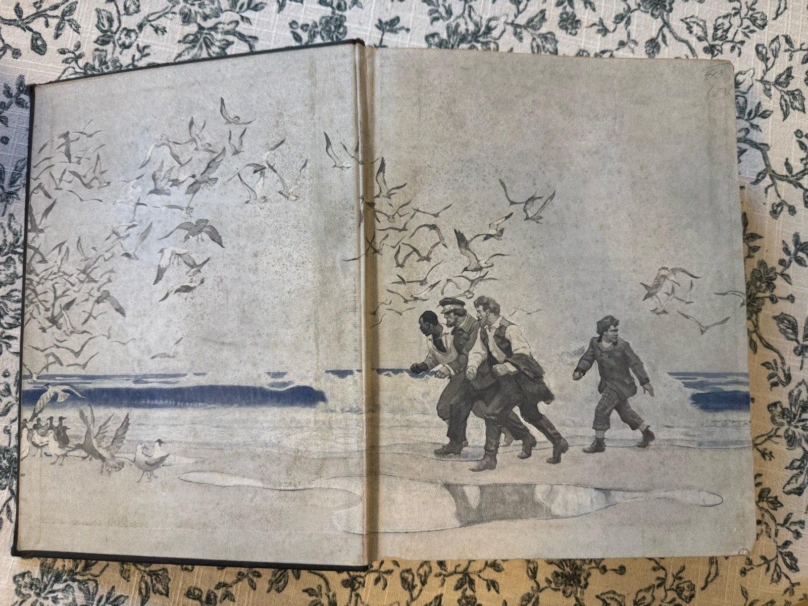 Jules Verne The Mysterious Island 1935 Scribner Hardcover, Illus N.C. Wyeth