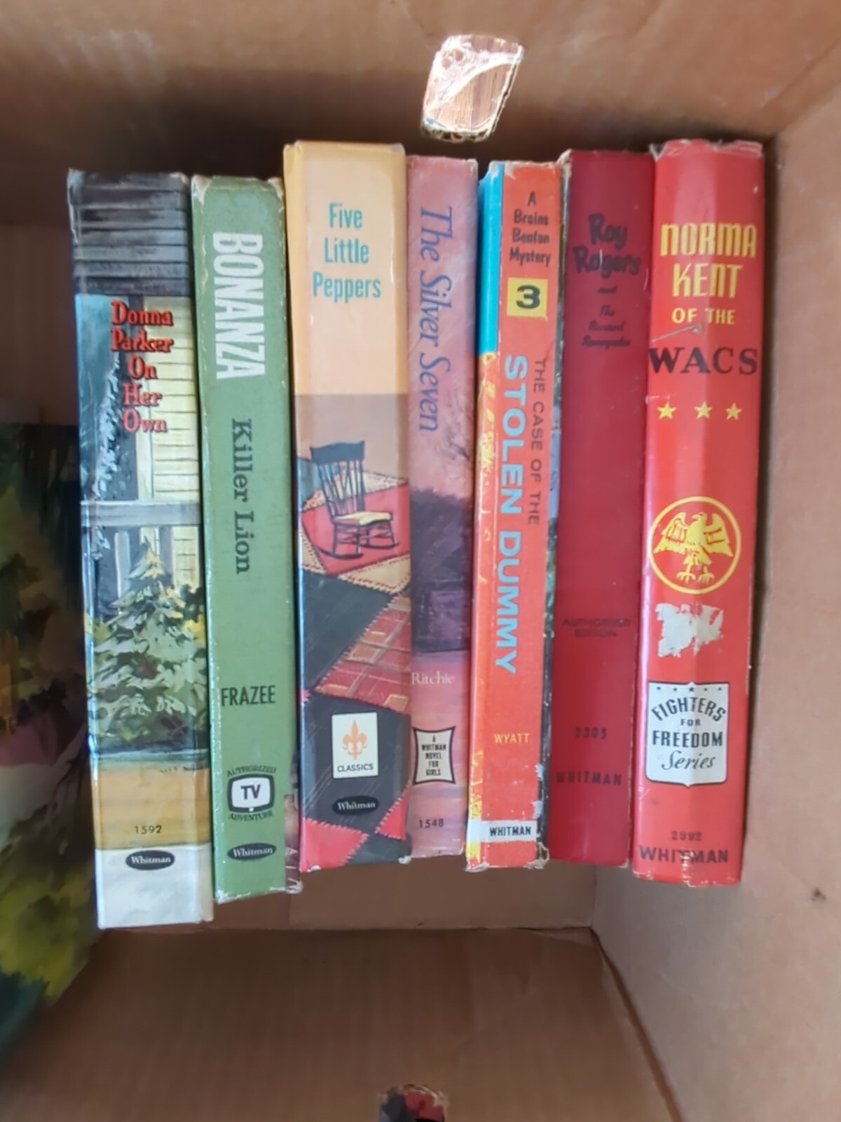 Vintage Whitman A Little Big Book 7 pc LOT Bonanza five little peppers…