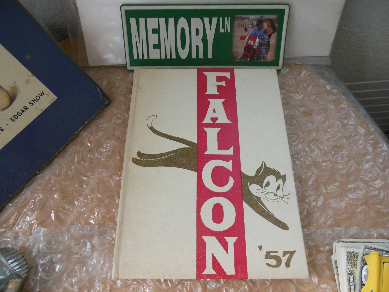 ORIGINAL 1957 CASTLEMONT HIGH SCHOOL YEARBOOK/ANNUAL/OAKLAND, CALIFORNIA