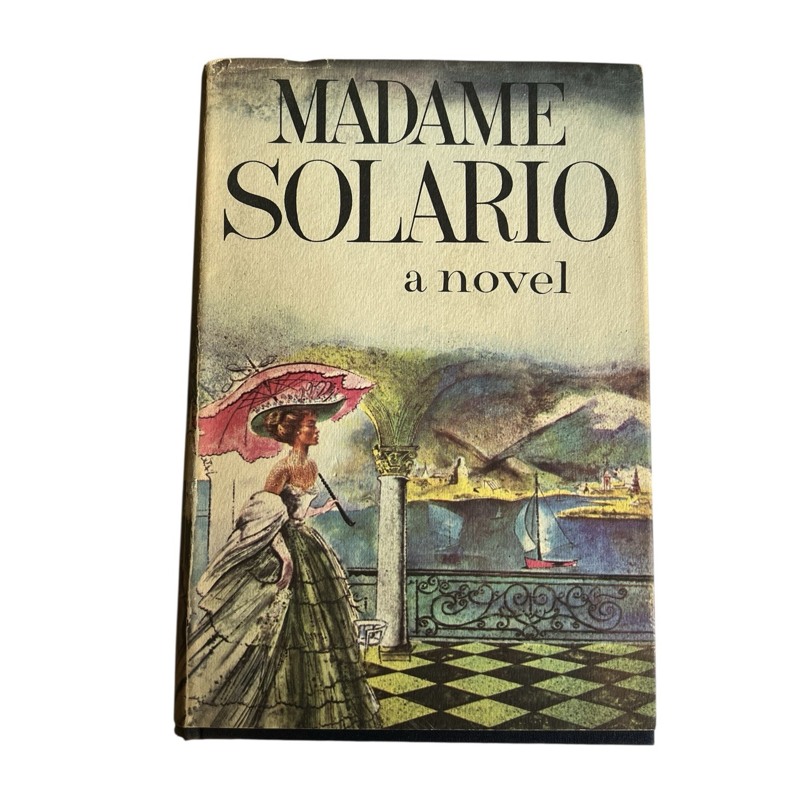 Madame Solario 1956 First edition Hardcover Novel Gladys Huntington