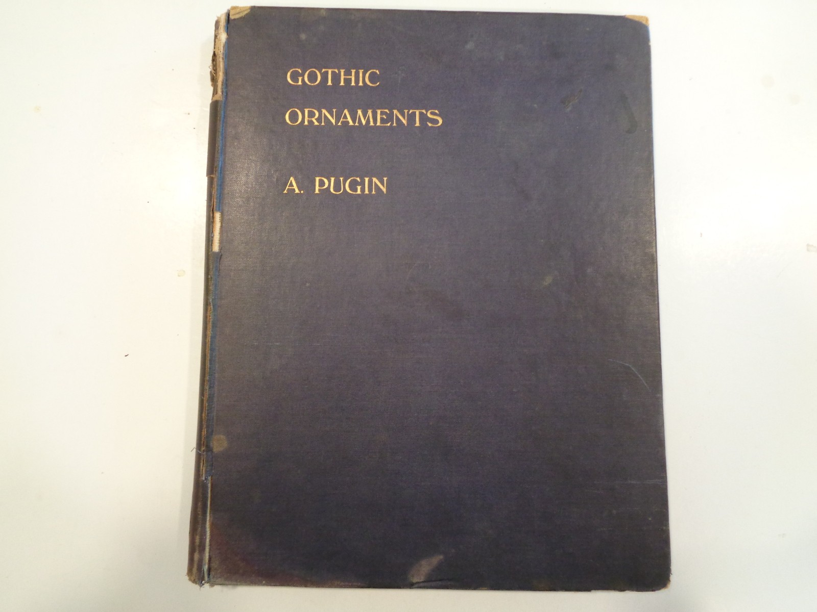 Antique 1916 Gothic Ornaments From Ancient Buildings by August Pugin RARE!!