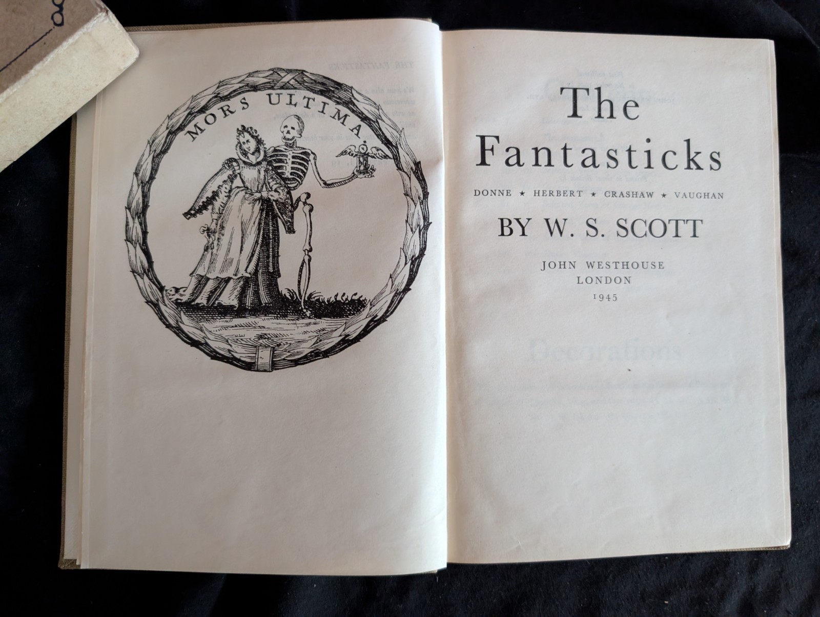 “The Fantasticks” W.S. Scott 1945 John Donne/George Herbert Metaphysical Poetry