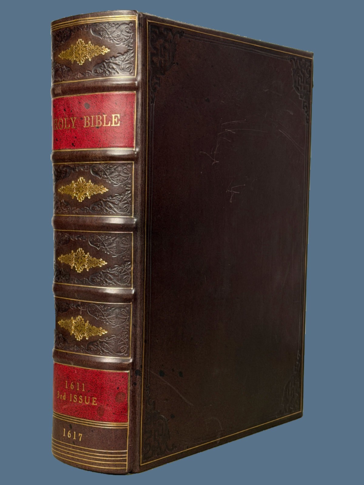 1617 Pulpit Folio 59-Line King James Bible – Complete Text with Genealogies