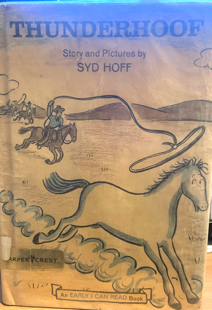 Thunderhoof By Syd Hoff Hardcover Children’s Book 32 Pages Vintage 1971 Ex-Lib.