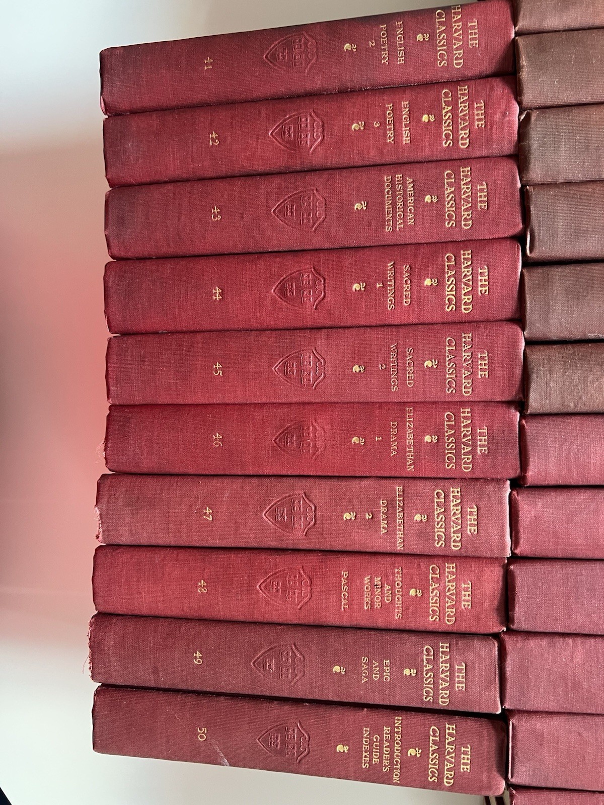 P F Collier & Son Harvard Classics Illustrated Hardcover Set, Franklin, Penn