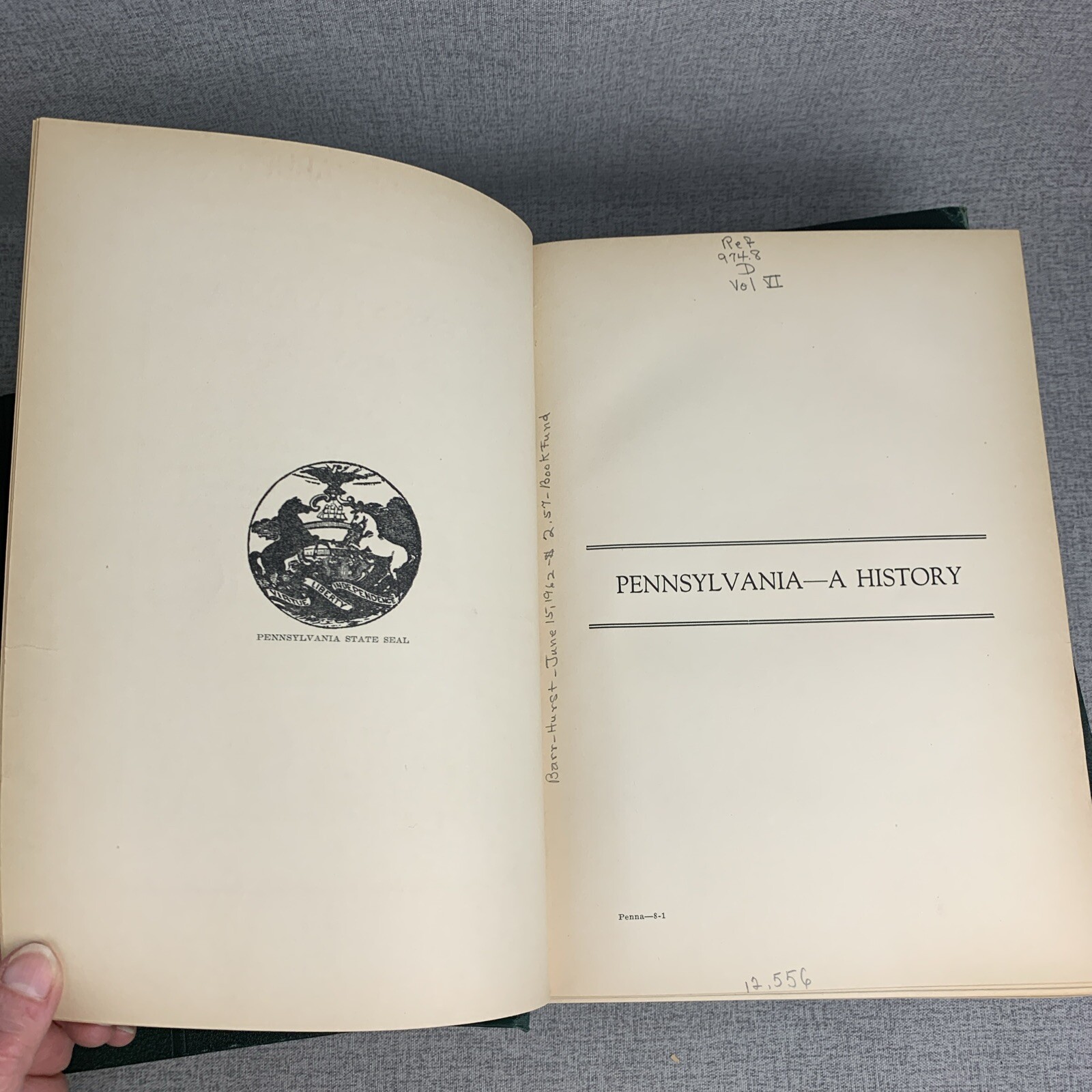 George P Donehoo / Pennsylvania A History Six Volume Complete Set 1st Ed 1926
