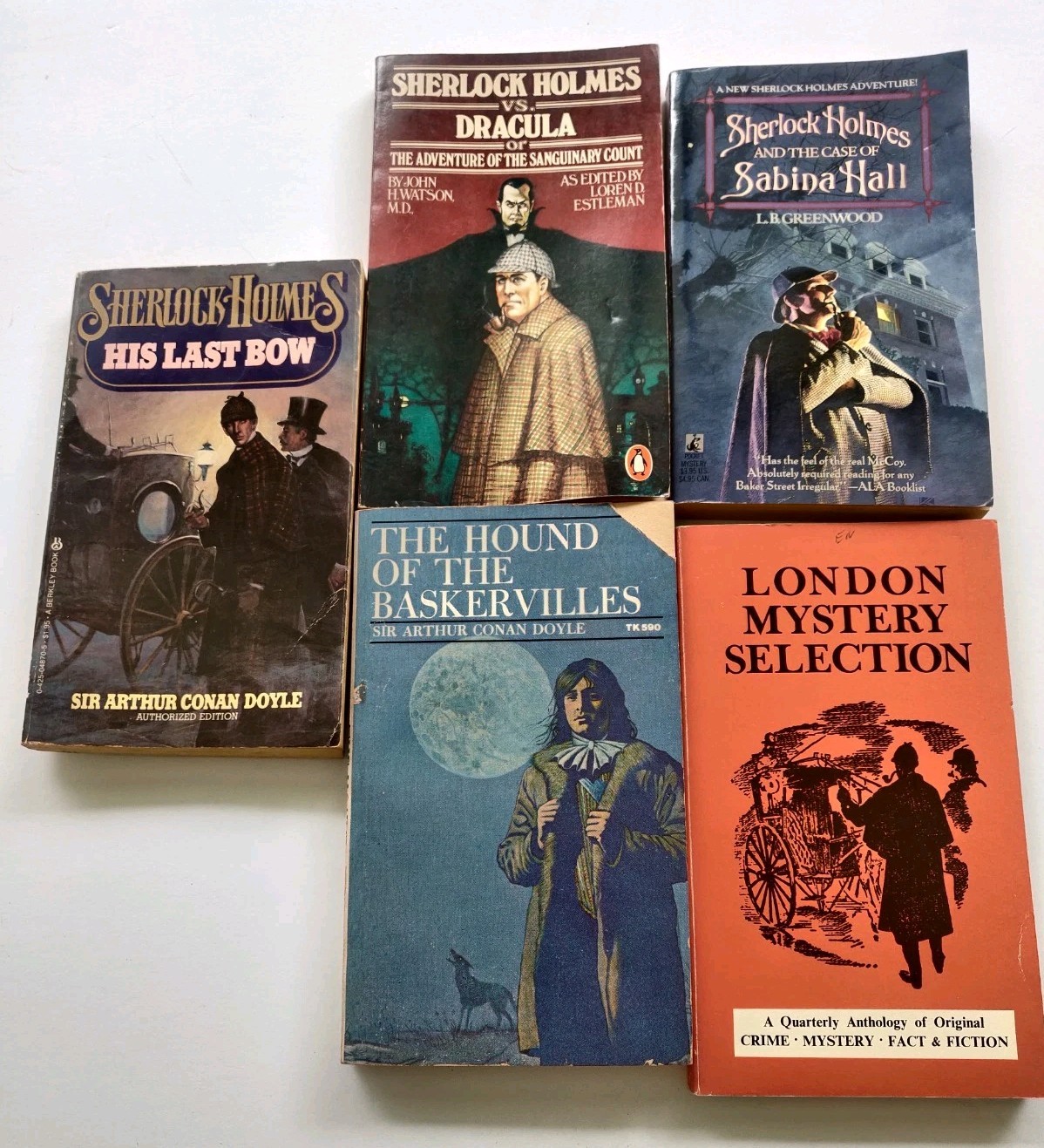 SHERLOCK HOLMES – Sir Arthur Conan Doyle Berkley Vintage PB Lot 60s