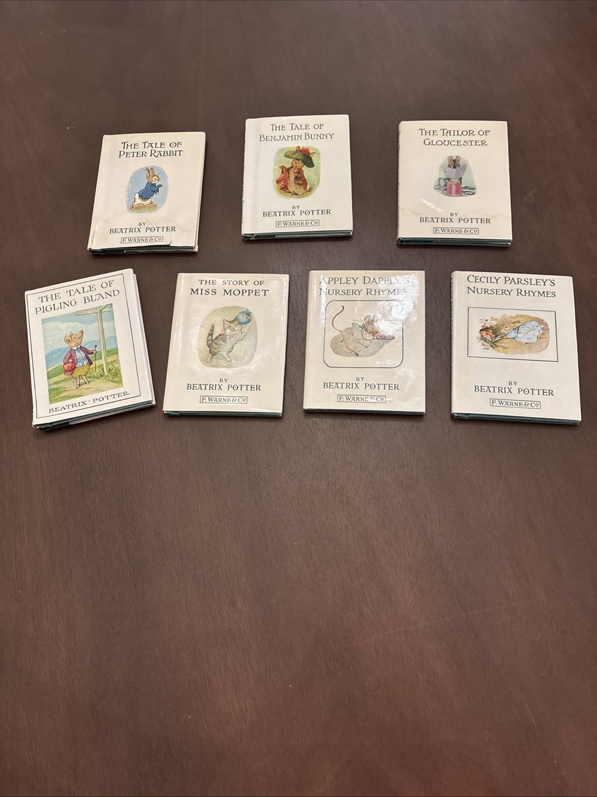 The Original Peter Rabbit Books Numbers 1, 3, 4, 14, 21, 22, 23