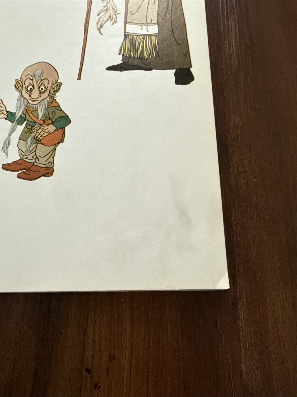 Vintage 1977 The Hobbit Or There And Back Again Illustrated HC Book Incomplete