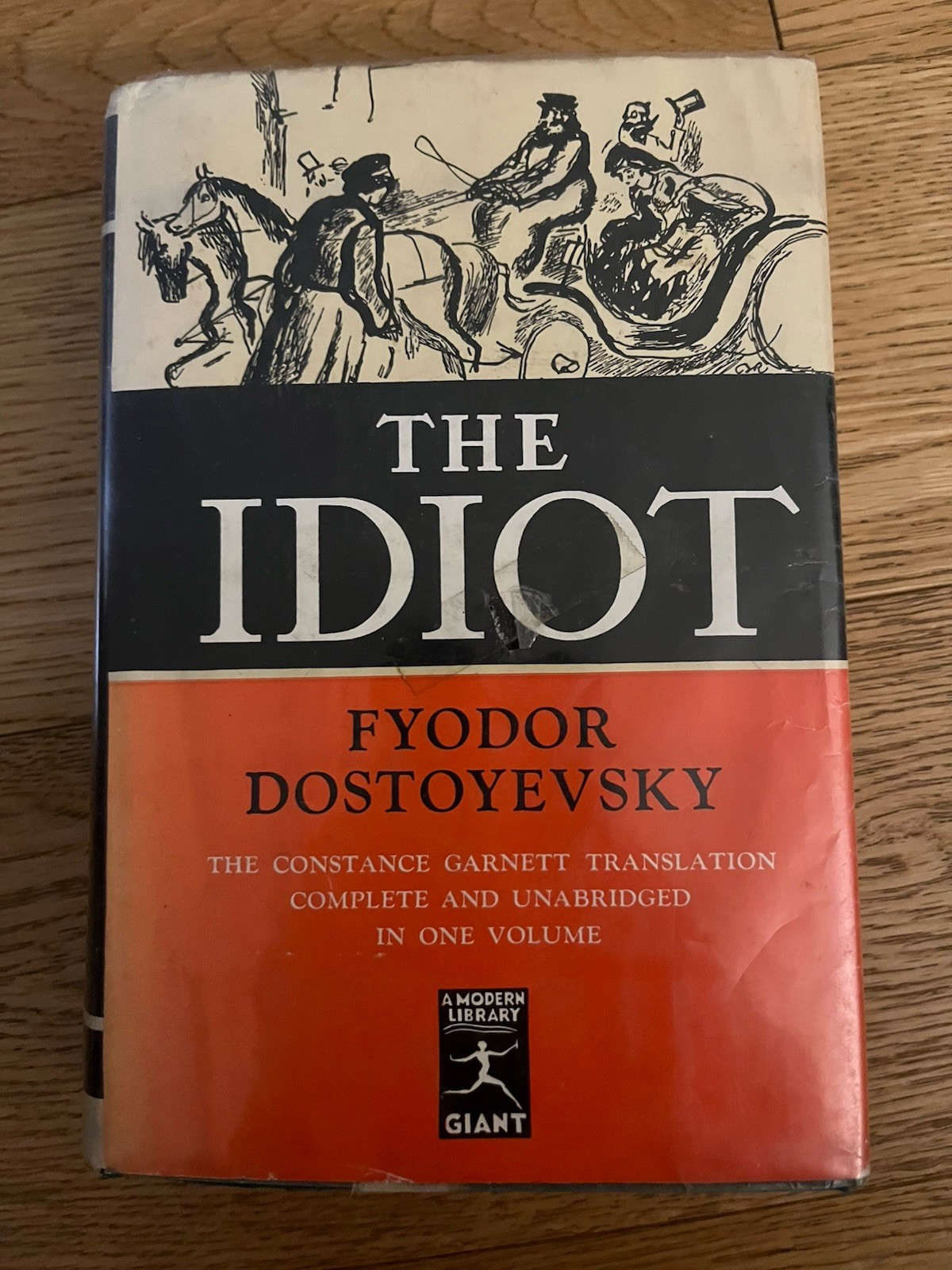 The Idiot by Fyodor Dostoyevsky ~ A Modern Library Giant (1935) Hardcover DJ VTG