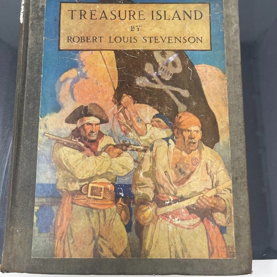 1933 Treasure Island Robert Louis Stevenson N.C. Wyeth Illustrated Hardcover
