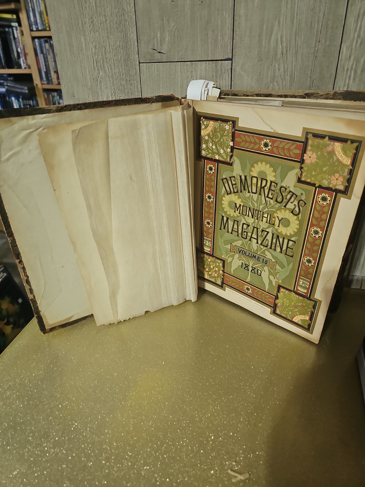Vtg 1880 Demorest’s Monthly Magazine Illustrated Fashions Coiffure Jewelry Bound