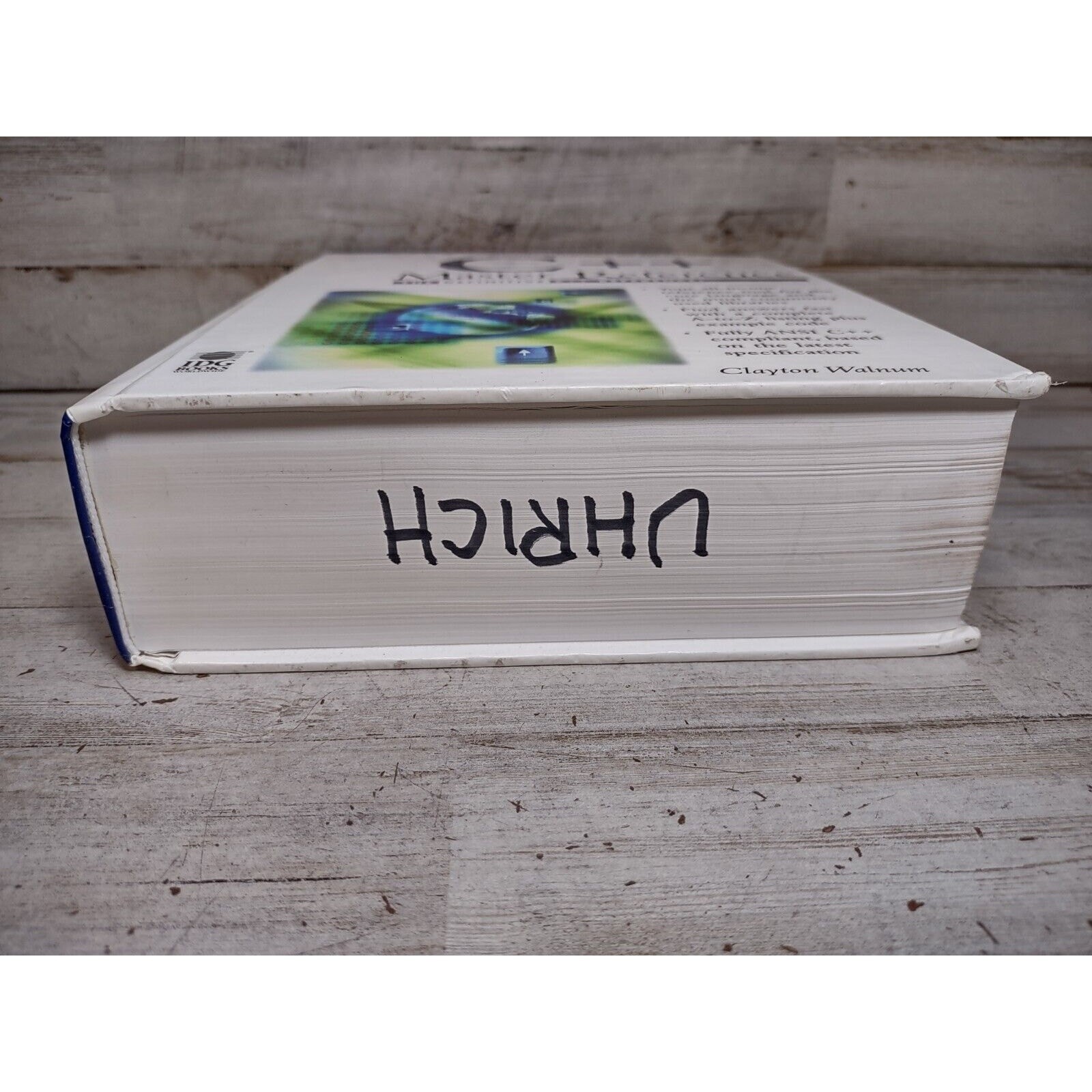 C++ Master Reference The Definitive Reference Clayton Walnum Hardcover *NO DISK*