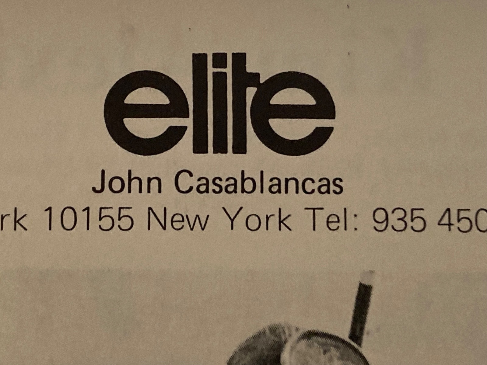1986 ELITE CASABLANCAS SUPERMODEL COMPOSITE CARDS ALEX DONOHUE EMBERG BY MARLOWE