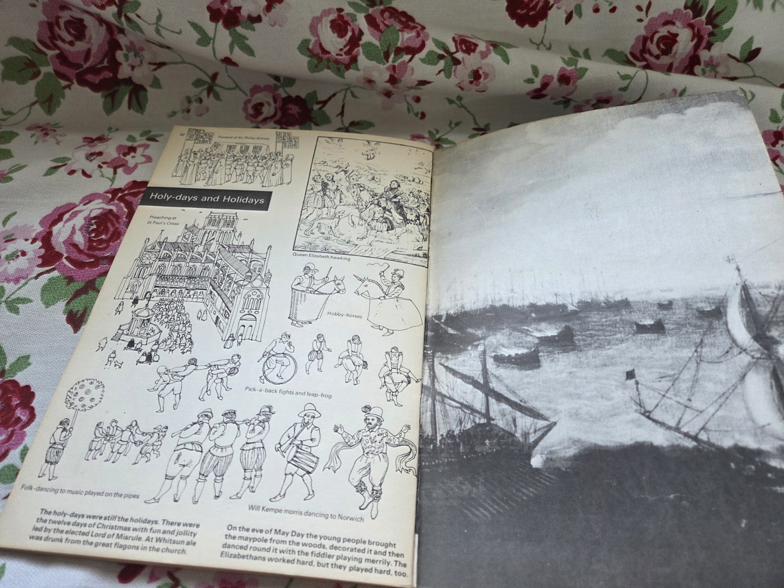 Vintage ‘Picture Reference Elizabethans’ Soft Back Book 1969 Brockhampton Press