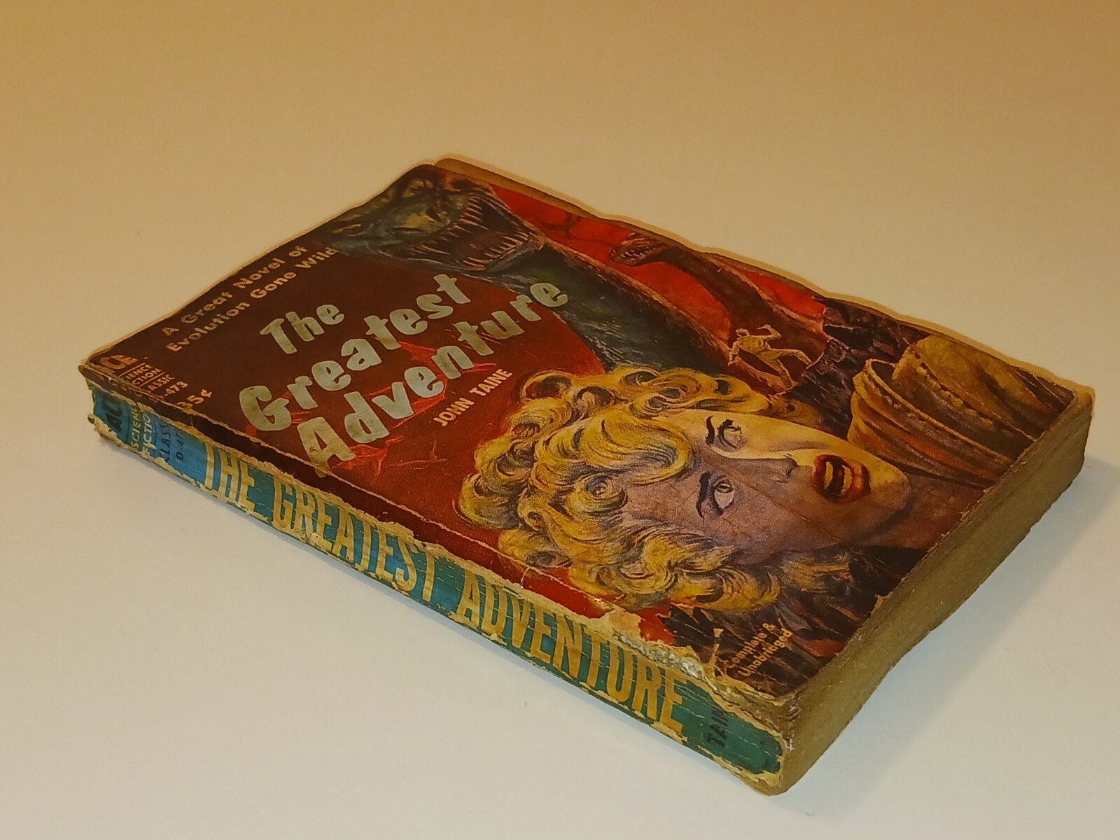 The Greatest Adventure by John Taine Ace D-473 Paperback 1960 Vintage Rare