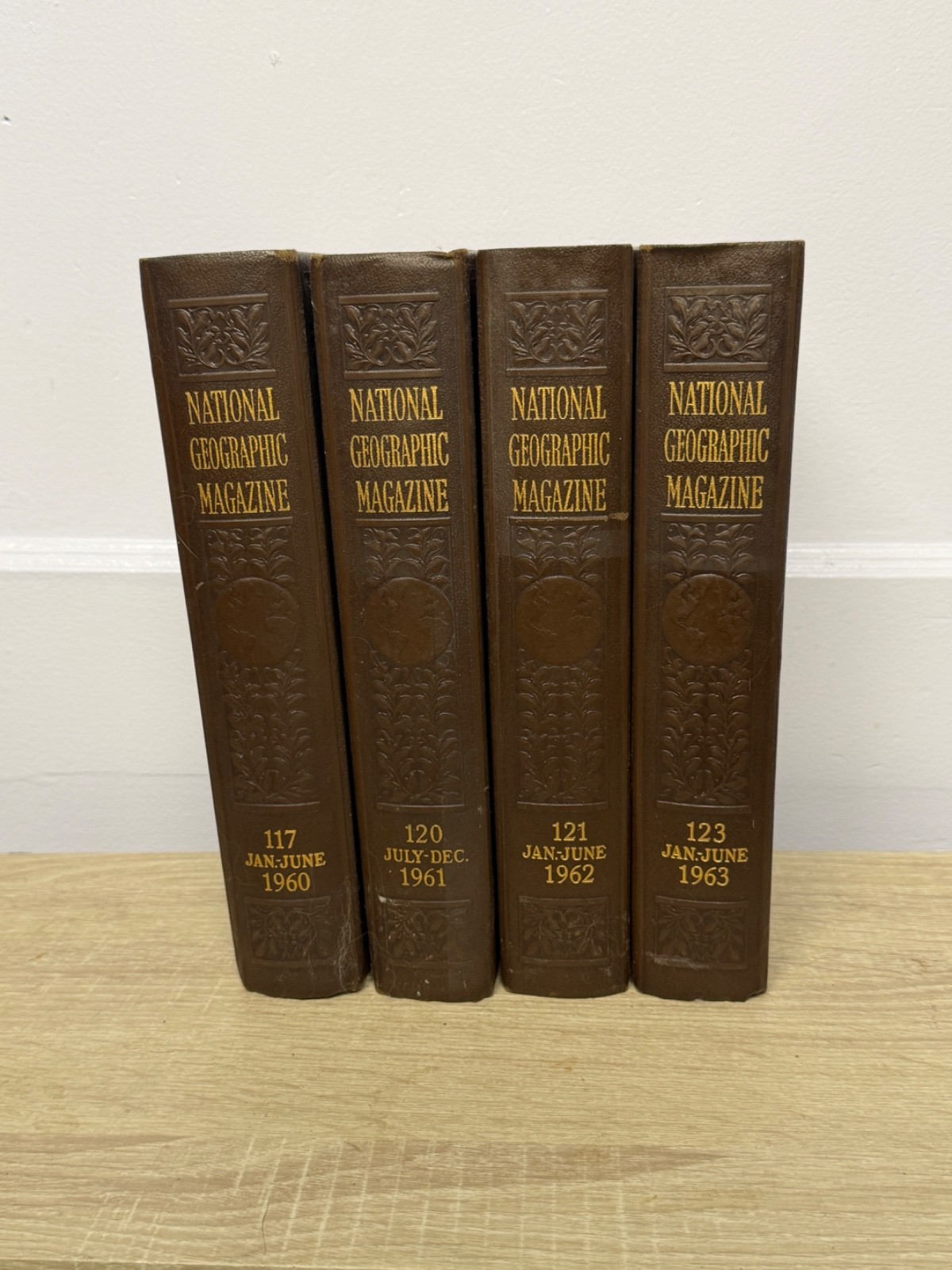 The National Geographic Magazine, Bound Hardcover Book 1960-1963