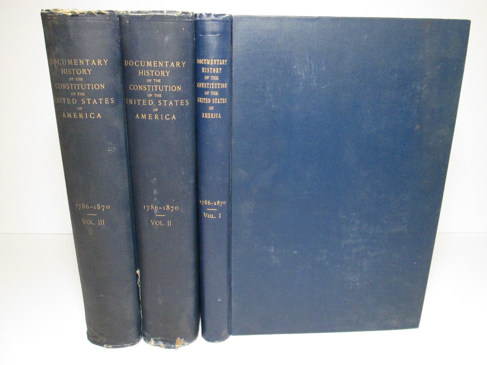Documentary History of the Constitution 1894 Antique Book Set US History USA Gvt