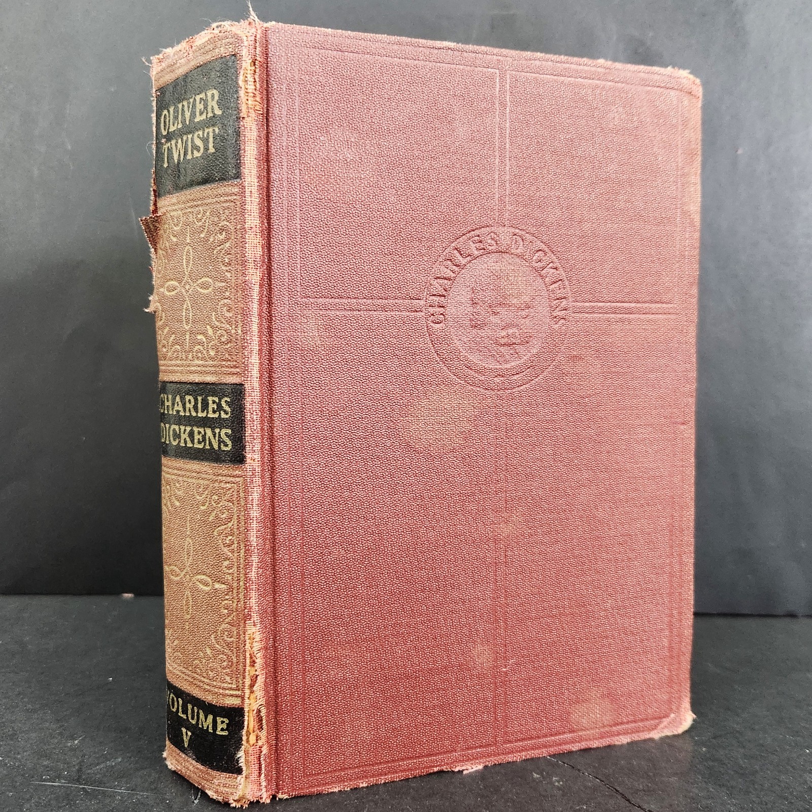 The Adventures of Oliver Twist by Charles Dickens Hardback 1868 victorian book