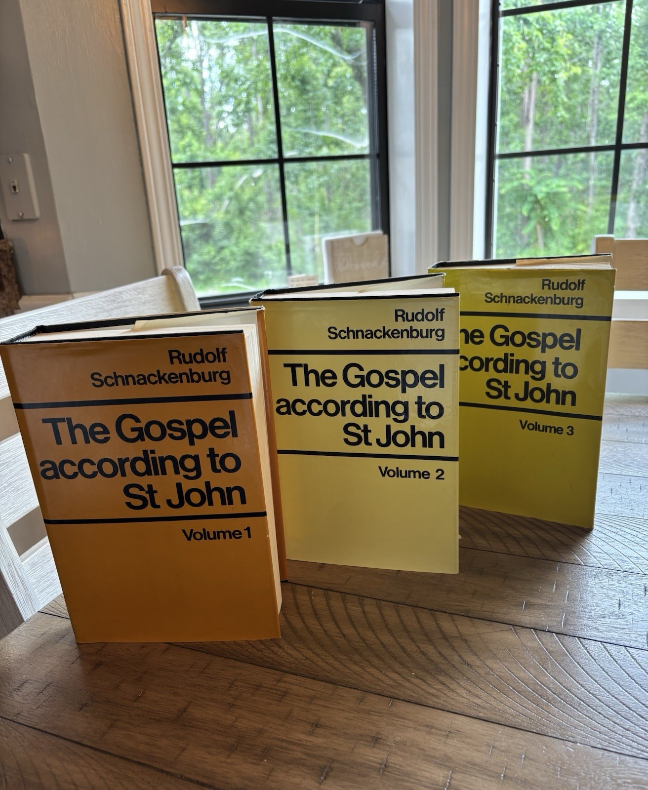 THE GOSPEL ACCORDING TO ST JOHN, Volumes 1-3 by Rudolf Schnackenburg- Acceptable