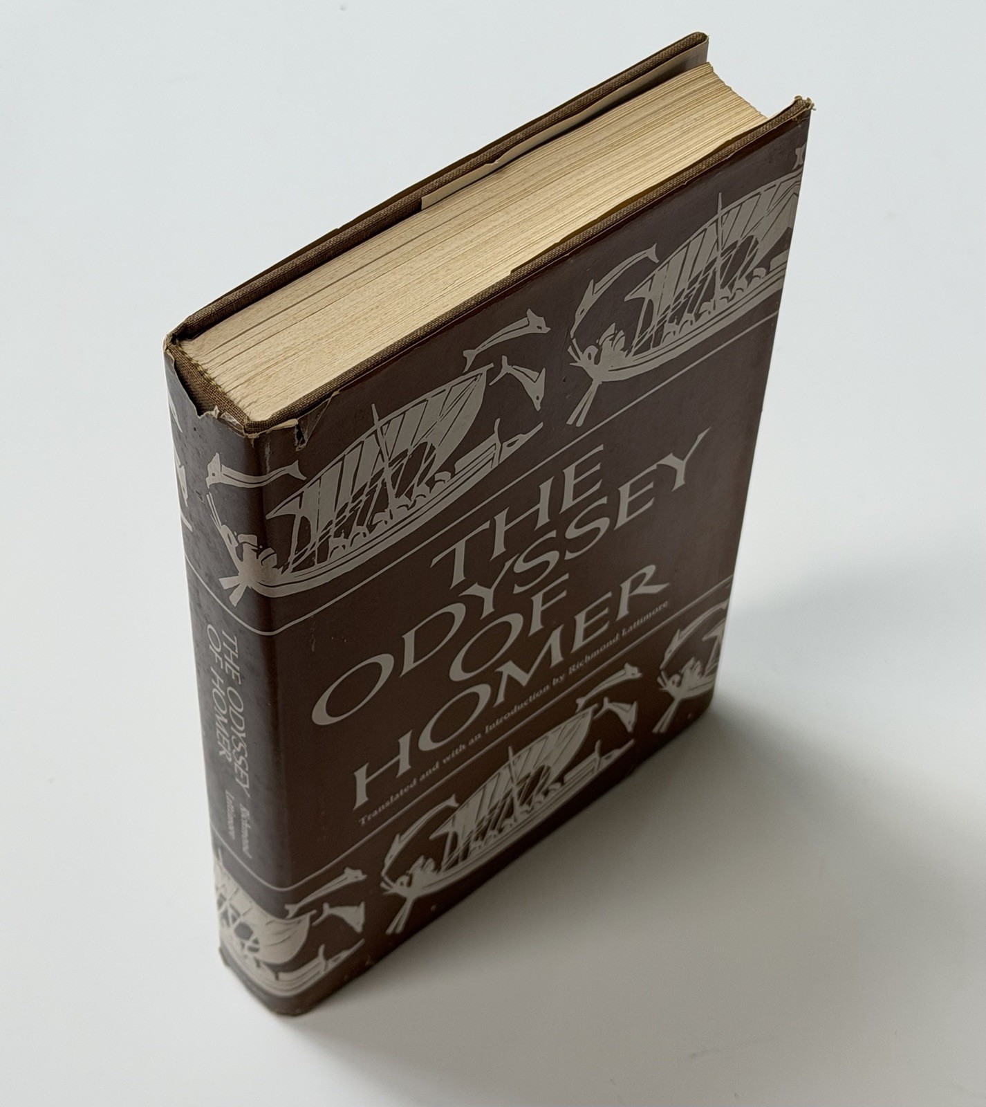 The Odyssey of Homer Homer’s VTG HARDCOVER 1977 Translated by Richard Lattimore