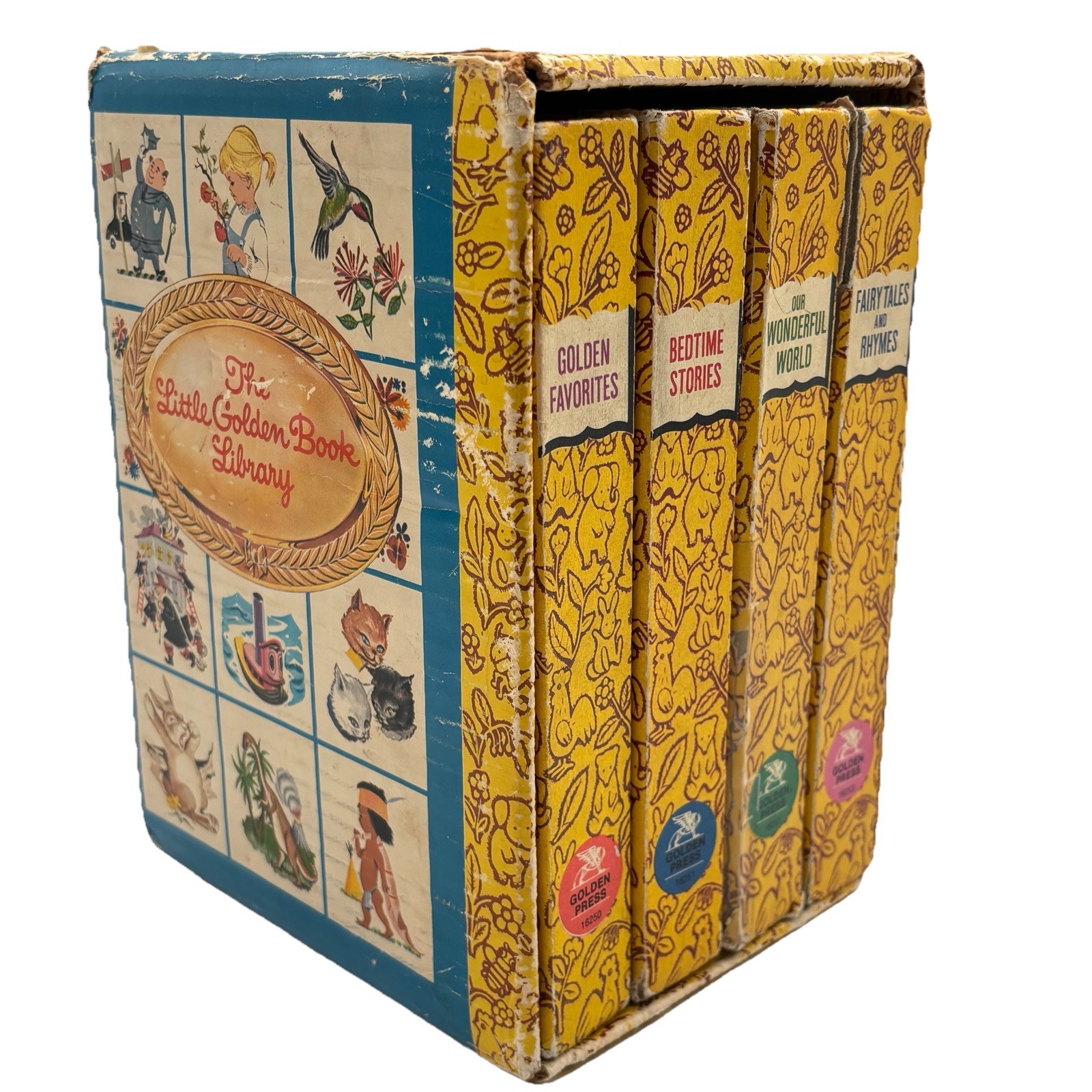 The Little Golden Book Library Set 4 Children’s Storybooks In Slip Case Box 1969