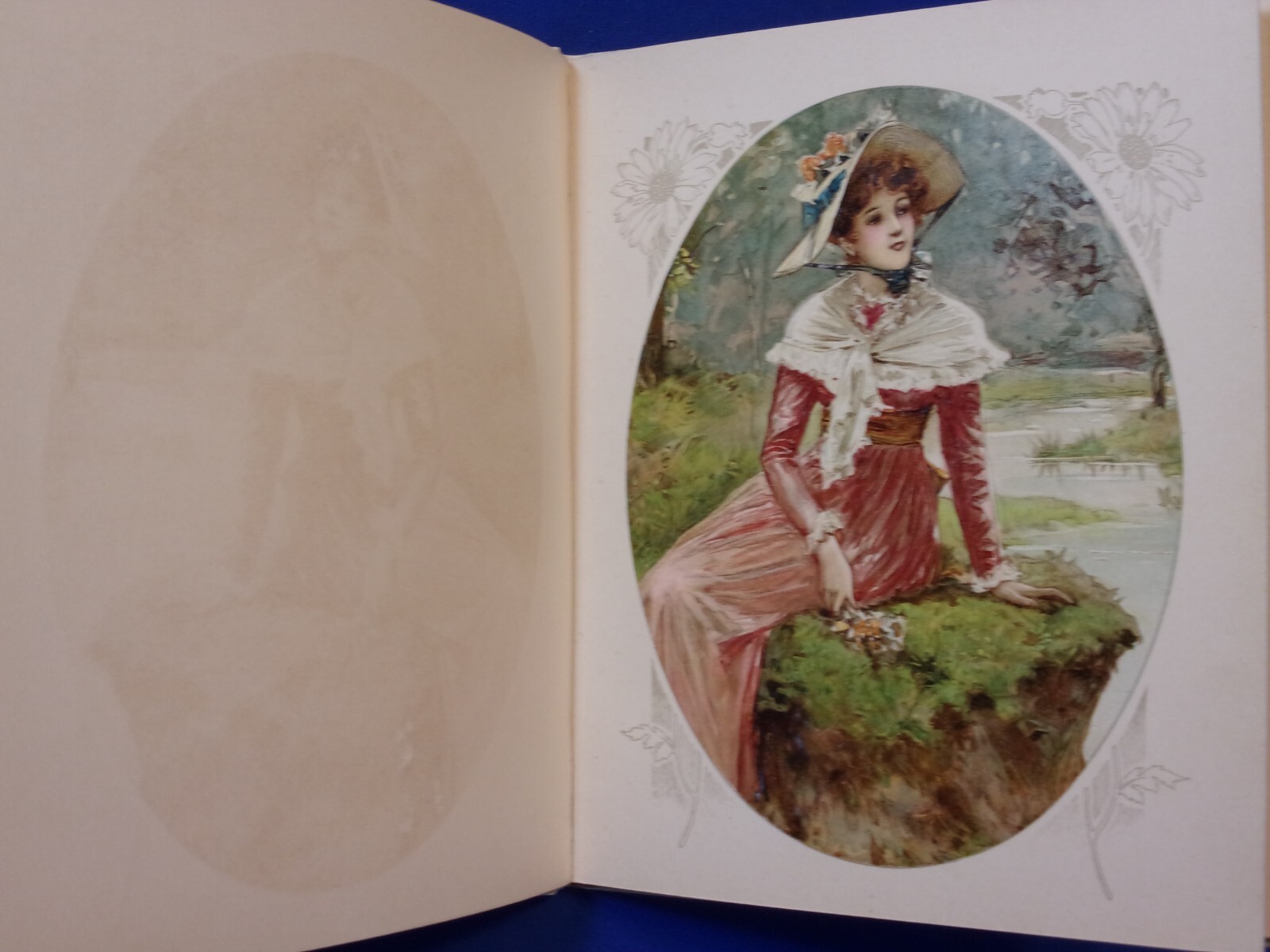 Ca. 1906 Unused Chromolithographed BRIDAL SOUVENIR, London & NY, Nister & Dutton