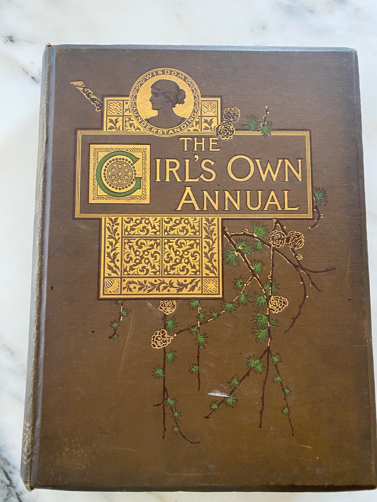 1896-97 THE GIRL’S OWN ANNUAL” VOL 9 Illustrated Hardback Book FREE SHIPPING USA