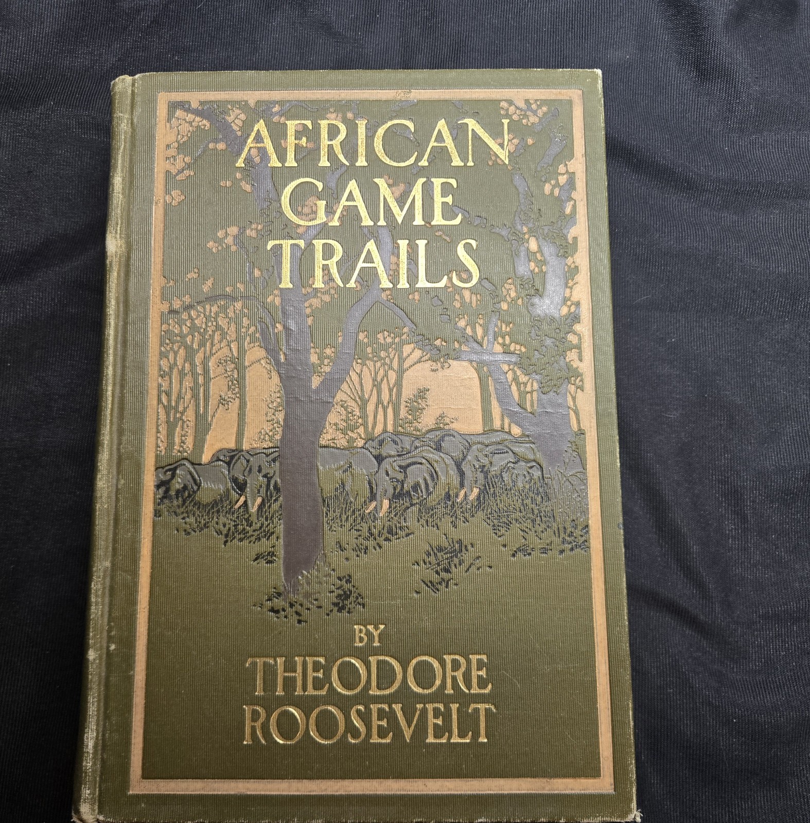 1910 ‘African Game Trails’ by Theodore Roosevelt Charles Scribner’s & Sons