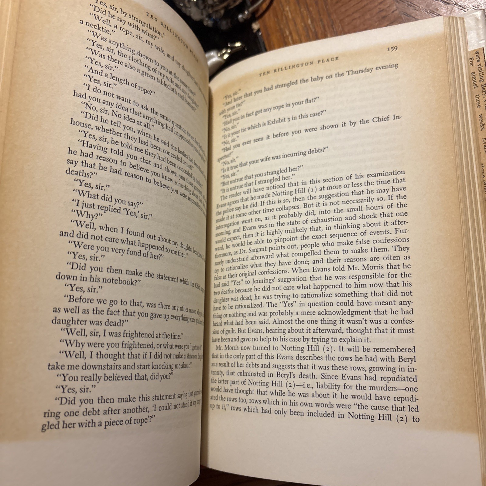 Ludovic Kennedy / THE RILLINGTON PLACE 1st Printing – Owned By Broadway Actress!