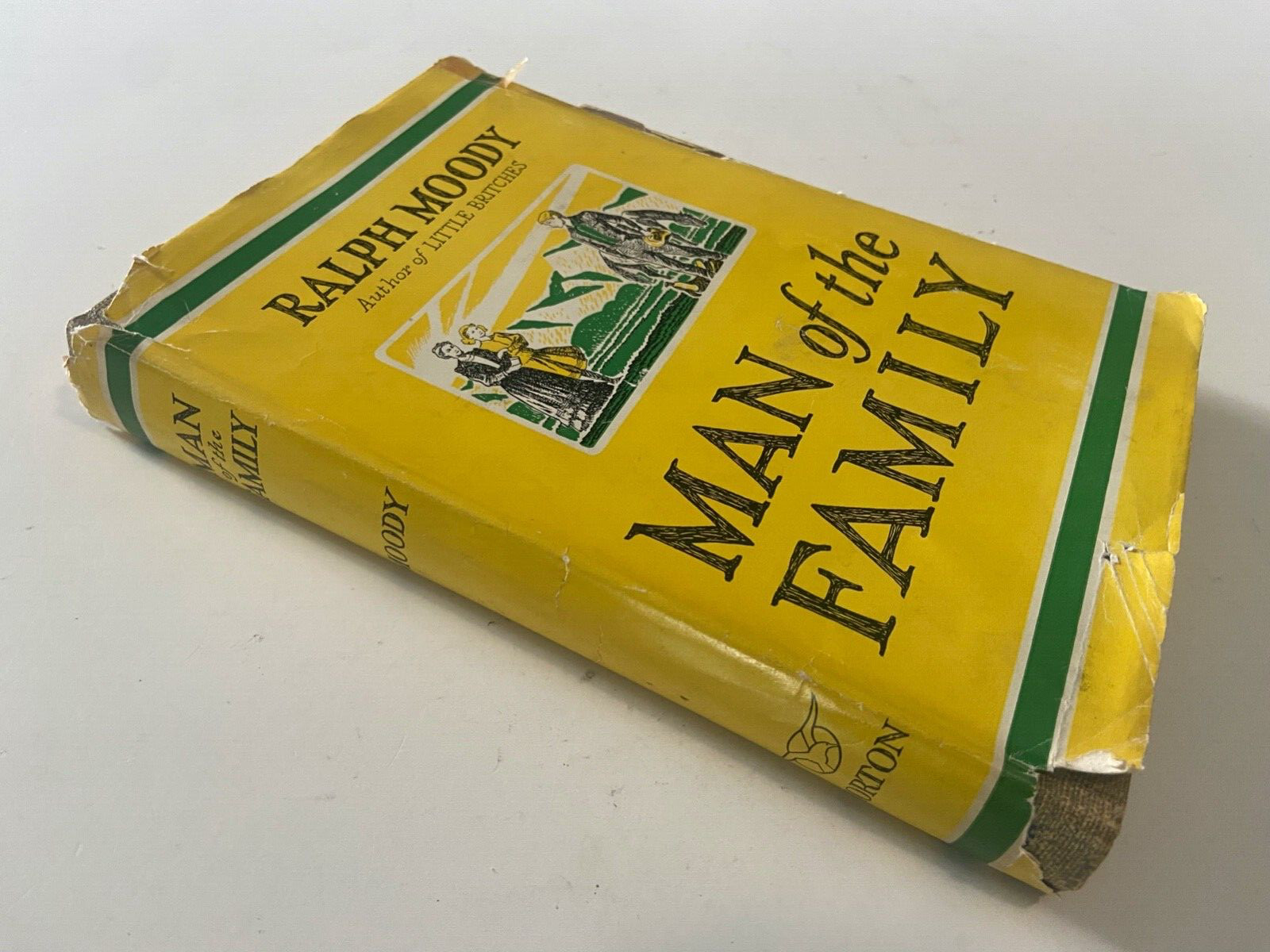 MAN OF THE FAMILY by Ralph Moody 1951 1st First Edition Hardcover w/DJ WW Norton