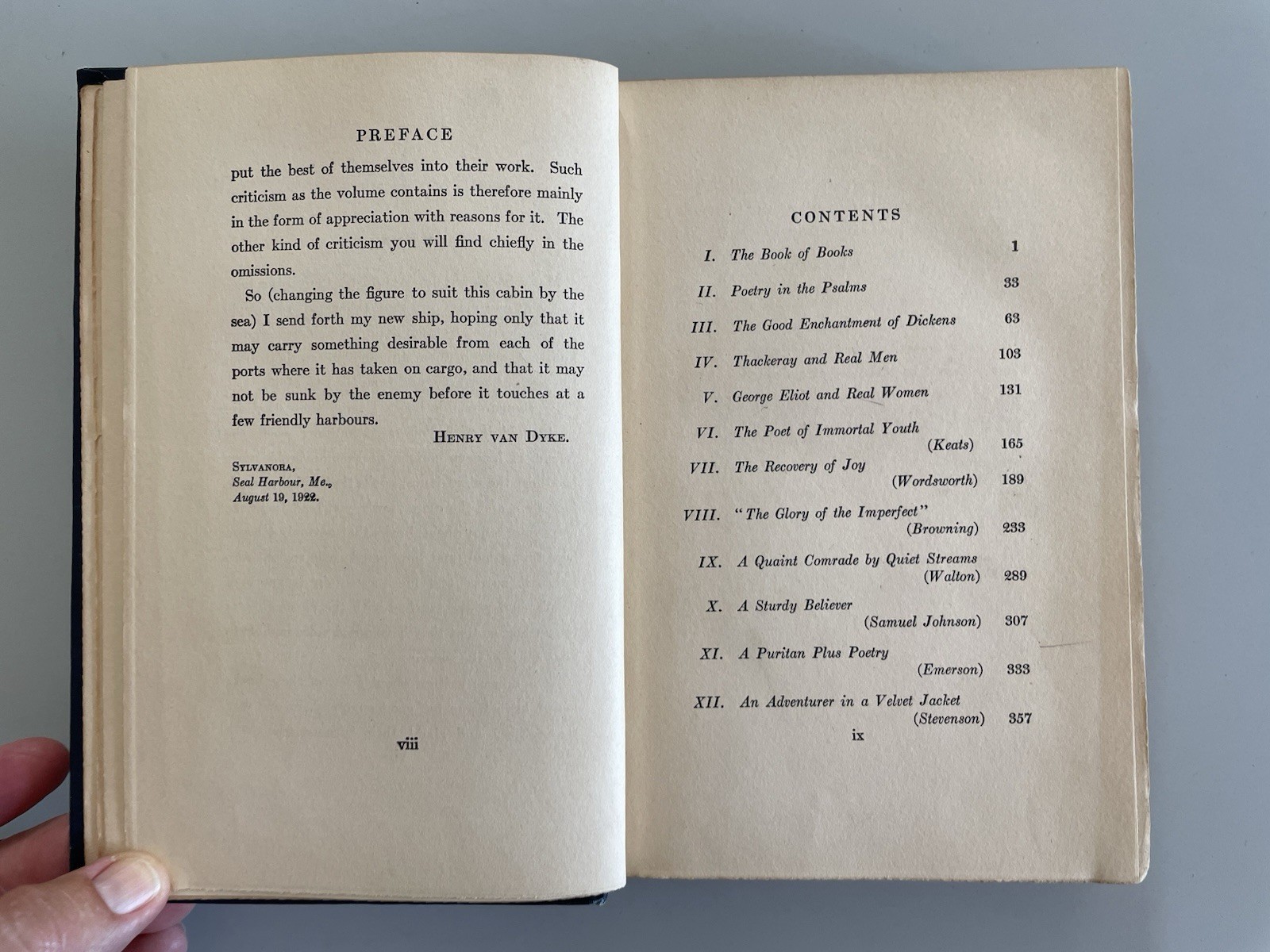 Companionable Books. Henry Van Dyke 1923 illus. HC Cover by Margaret Armstrong