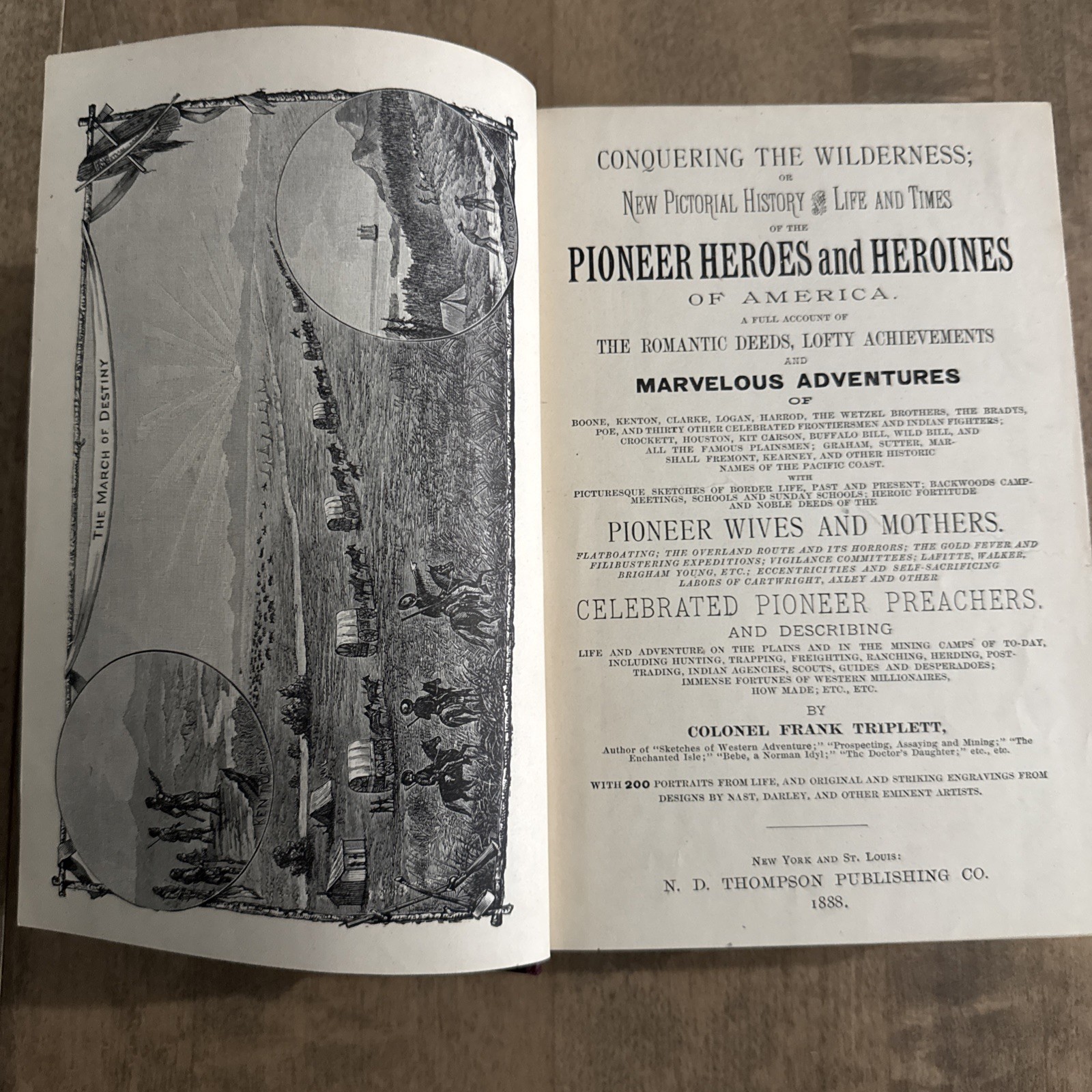 Conquering the Wilderness; Pioneer Heroes and Heroines of America