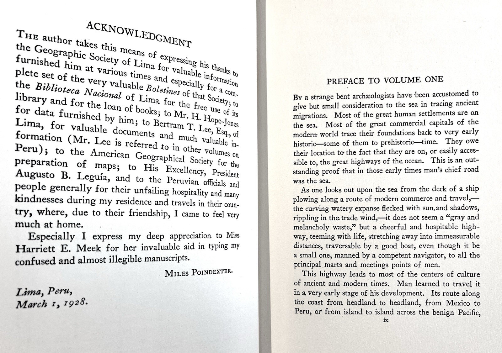 The Ayar-Incas – Miles Poindexter – 2 Volume Set – Ex-Libris L. Frank Baum 1930