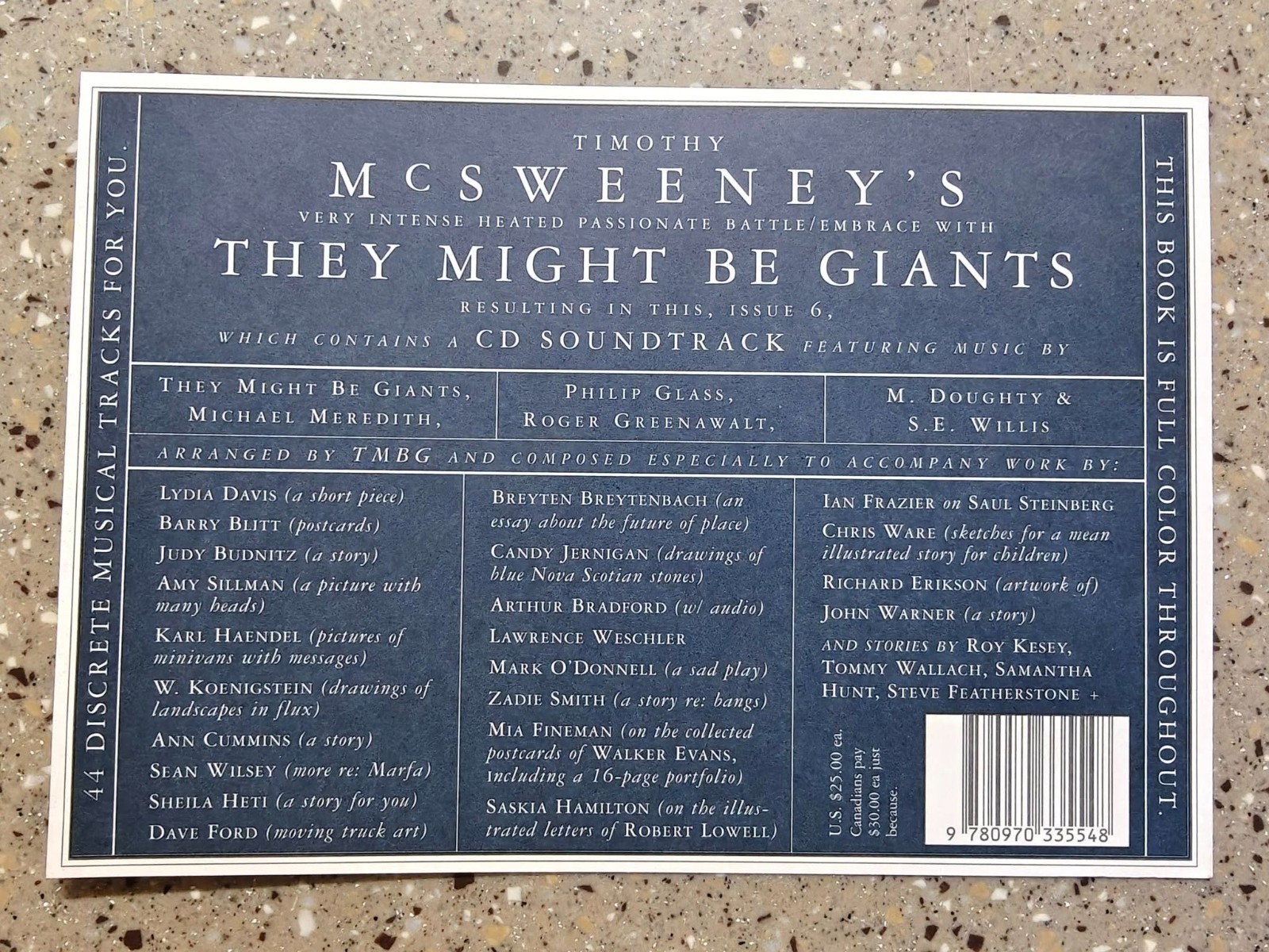 McSweeney’s Volume 6: Find Them And Convince Them (Book & CD) Excellent Cond.