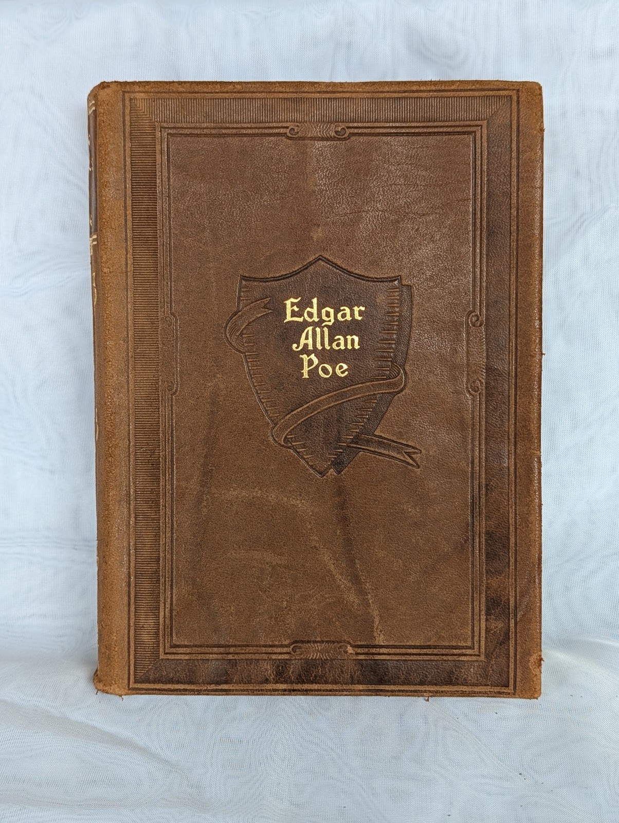 The Works of Edgar Allan Poe in One Volume, 1927, Walter J. Black, Leather Bound